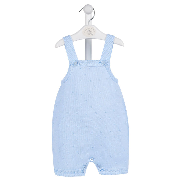 Baby Blue Knitted Romper