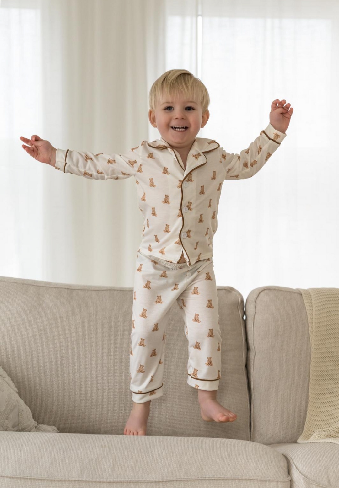 Neutral Teddy PJS