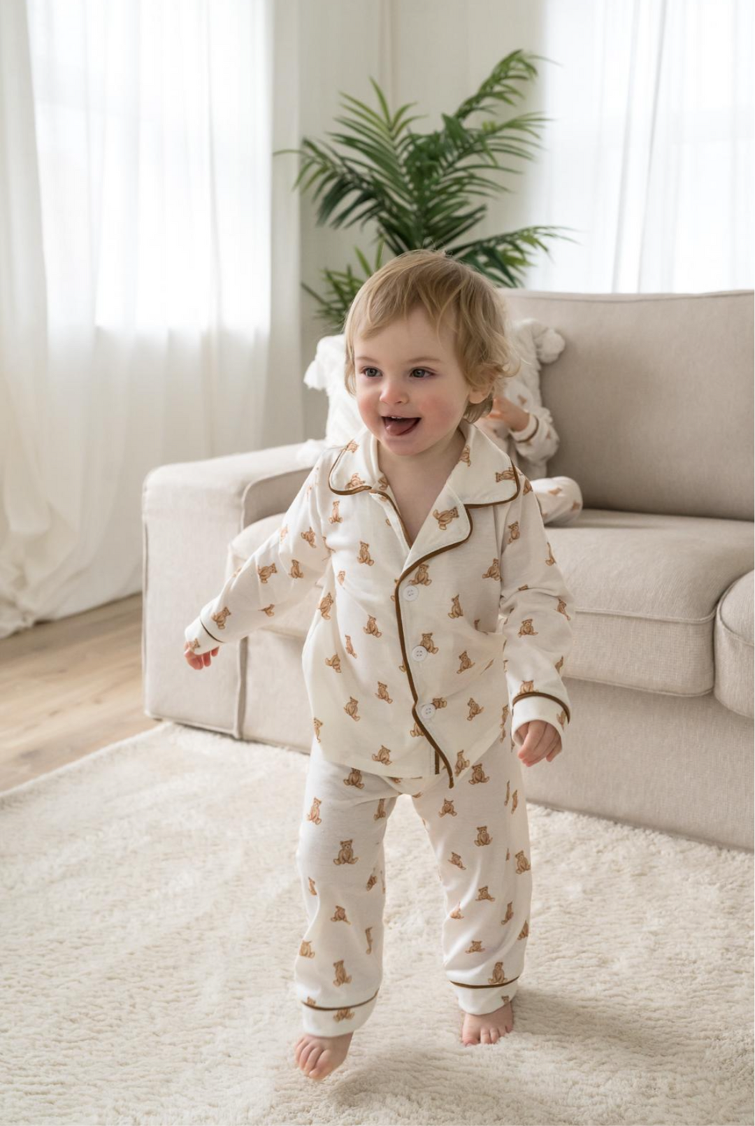 Neutral Teddy PJS