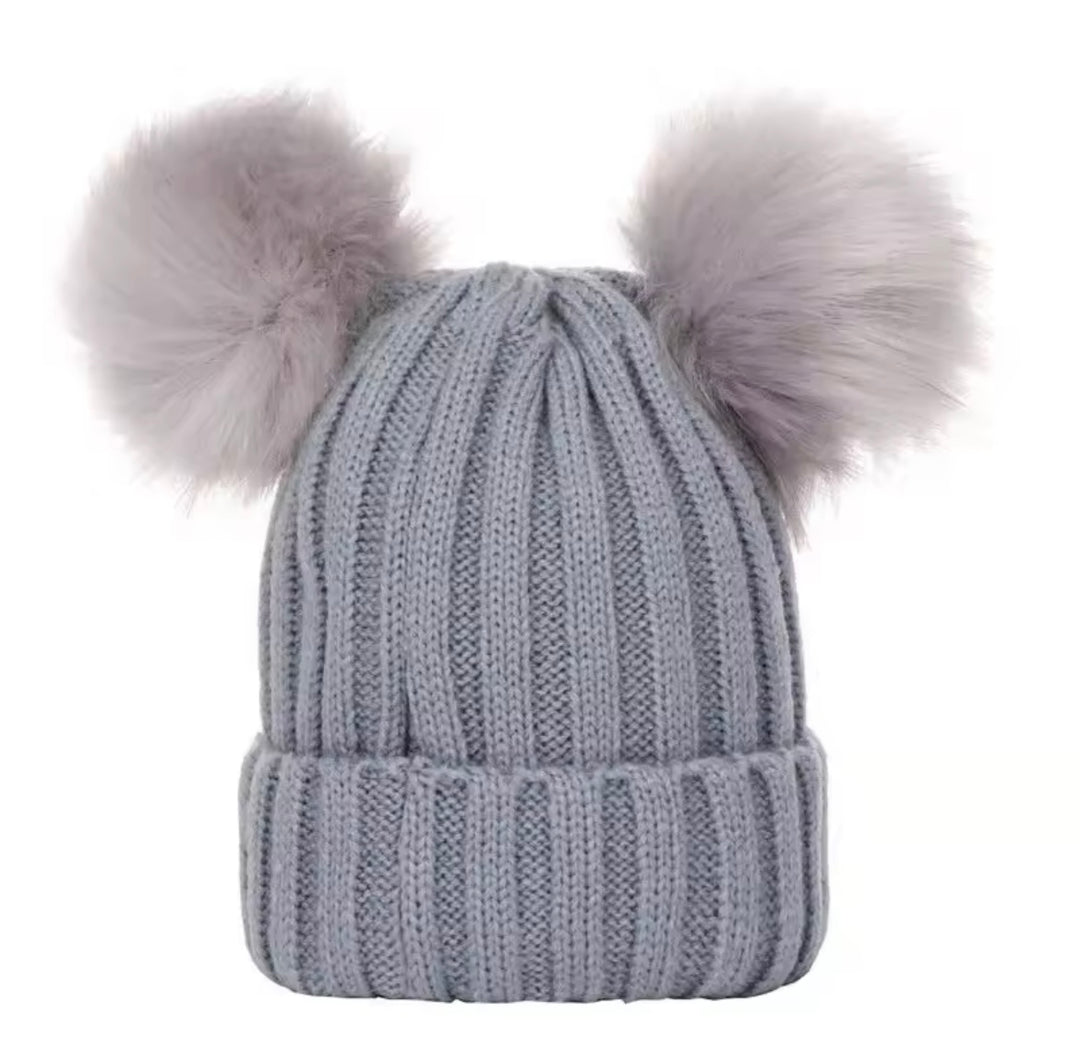 Double Pom Hat