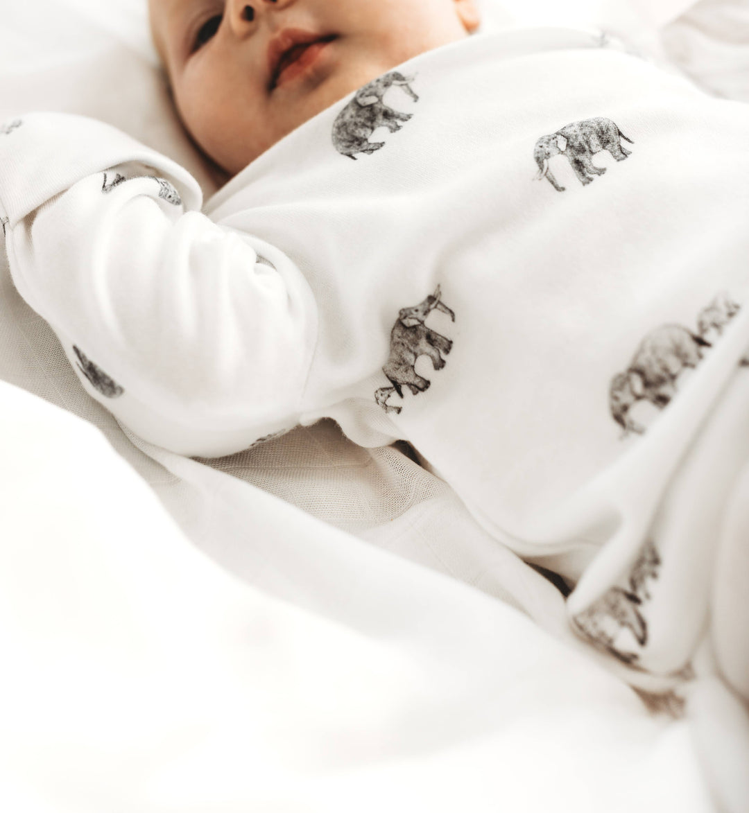 Organic bamboo Baby Elephant Pyjamas