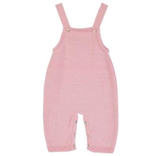 Pink Knitted Dungaree