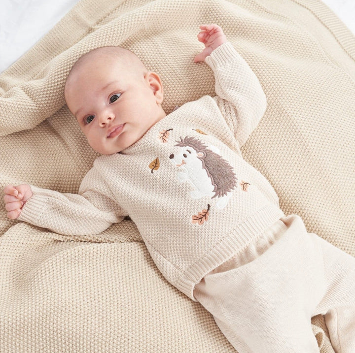 Hedgehog Jumper & Leggings Beige